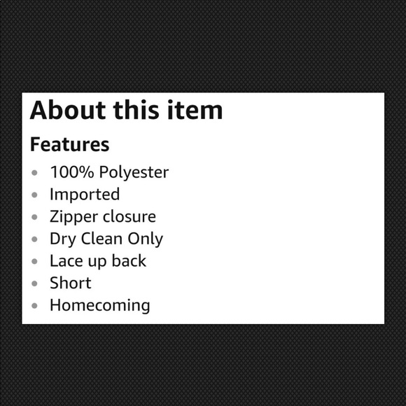 Blondie nites short two tone lace up prom dress - Picture 5 of 7